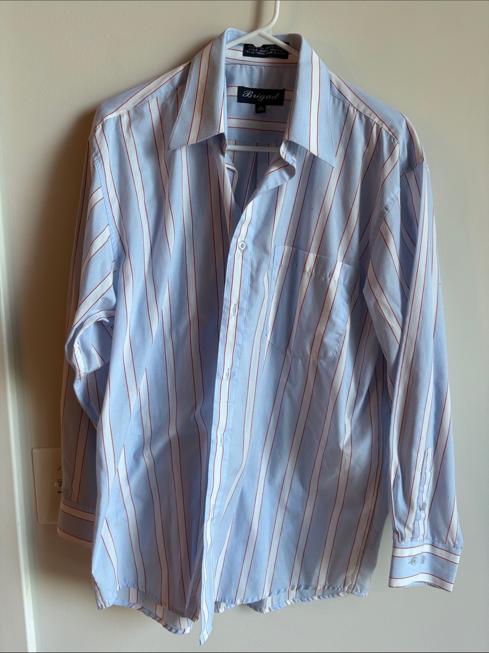 Light Blue Striped Dress Shirt